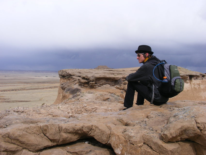Hix at the Pawnee Buttes in northeast Colorado in 2015.